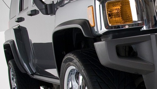 Bushwacker Fits 06-10 Hummer H3 OE Style Flares 4pc - Black 150900-02 - Picture 5 of 10