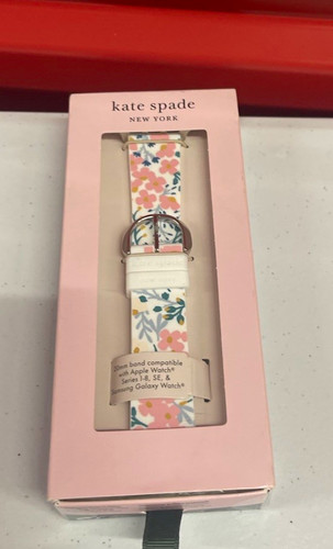 kate spade new york Floral Silicone 20mm Band for Apple Watch & Samsung Galaxy