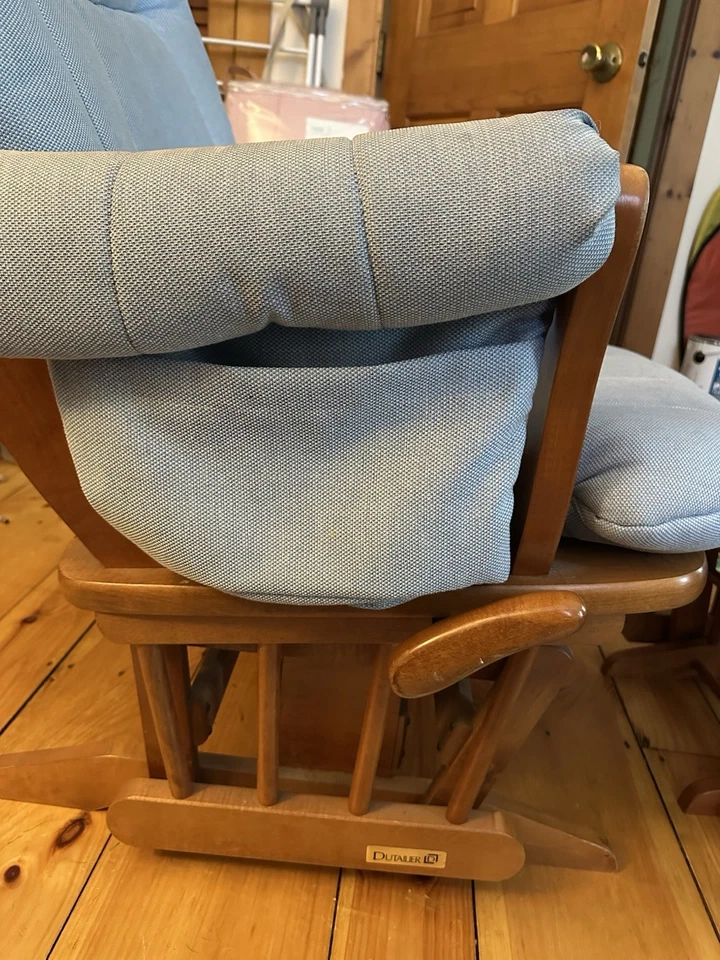 Planeador Dutailier con Hassock. Brazo lateral derecho de bolsillo.  Característica Locke Foto 3 de 3