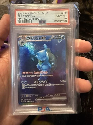 2023 Pokemon Scarlet Violet 151 Jap Blastoise Ex #202 PSA 10