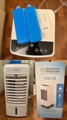 Olimpia Splendid 99308 Peler 4D Kühler mit Fernbedienung, Timer und 4-Liter-Tank