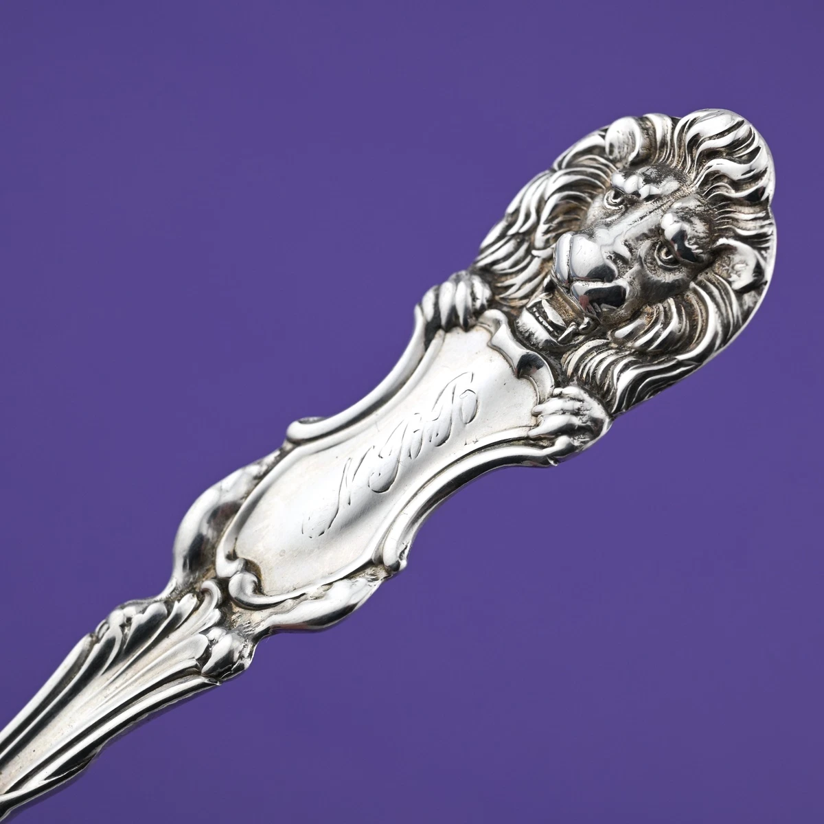 Lion Spoon Antique US Sterling Silver for sale | eBay