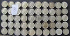 LOT B OF 50  ROOSEVELT DIMES  - 90% SILVER Mixed Dates CIRCULATED