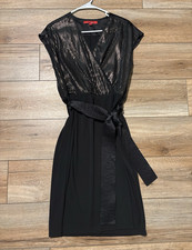 Narciso Rodriguez for Design Nation Black Sequin Dress Medium