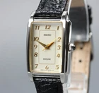 Vintage 1996 N MINT Seiko Exceline 2J31-5000 Platinum Tank Qz Womens Watch JAPAN