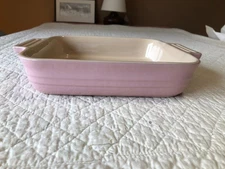 Le Creuset Stoneware 23cm Square Baking Baker Dish CHIFFON PINK!! NEW