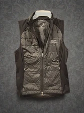 Zero Restriction Tess Vest Women's Medium Black Golf Full Zip Primaloft