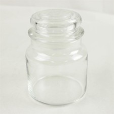 Yankee Candle Empty Glass Jar w/ Lid Craft Storage