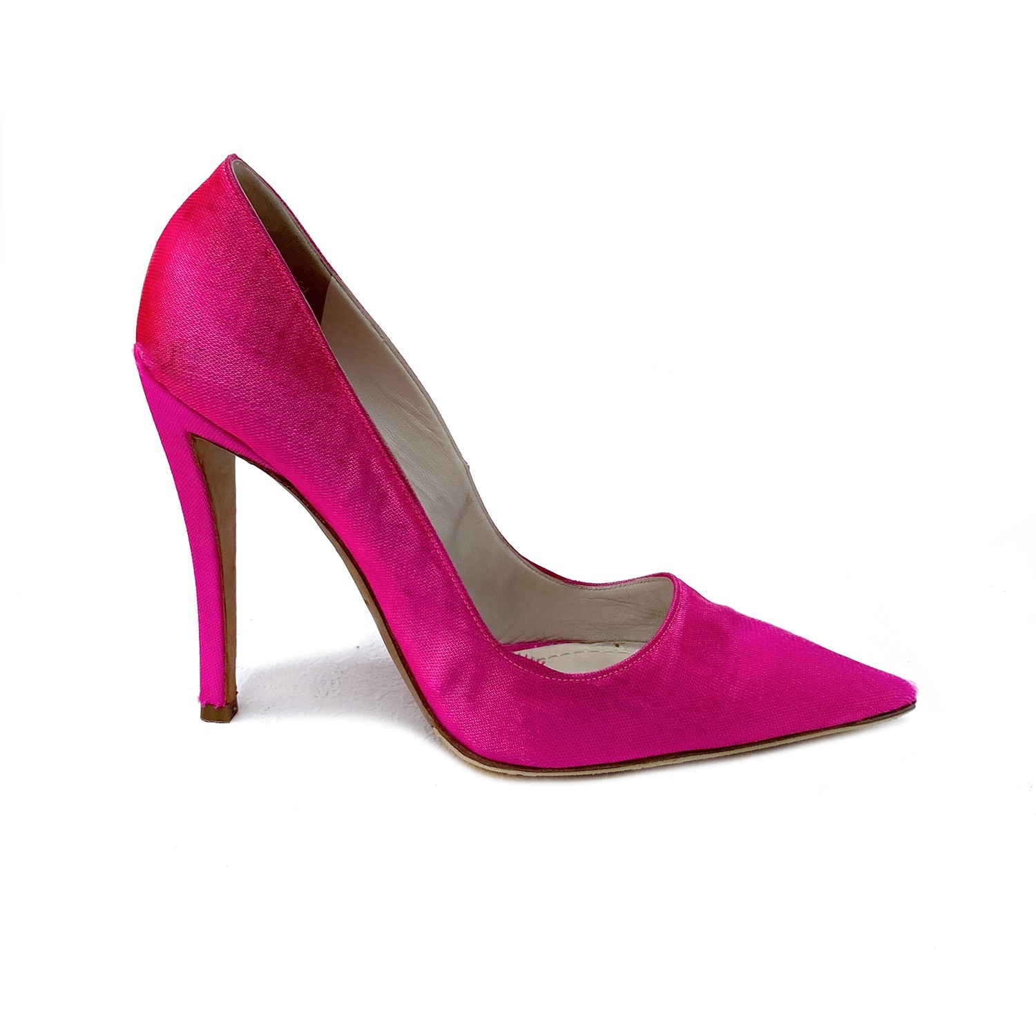Christian Dior by Raf Simons Neon Pink Cloth Pumps Size US: 9,5 / EUR: 39,5 thumbnail 13