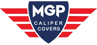 Чехлы на суппорты MGP для передних и задних Ssr с гравировкой красные серебристые 2002-2005 - Изображение 2 из 4