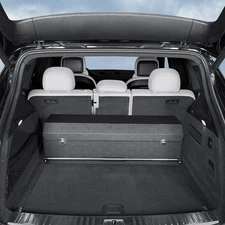 Car Trunk Organizer with Lid and Handle, Sturdy Leather Trunk Storage Container