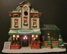St. Nicholas Square Christmas Village Daisy's Floral and Gifts 2009 Greenhouse