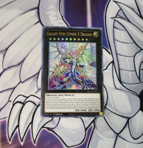 Yu-Gi-Oh! Ultra Rare 1st ed - GALAXY-EYES CIPHER X DRAGON - GFTP-EN011 - NM