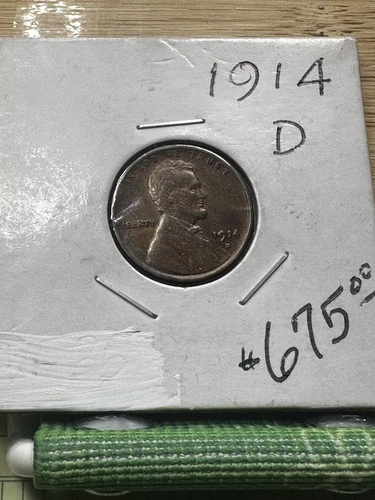 1914-D    LINCOLN CENT   VF/XF   KEY DATE