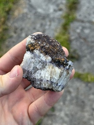 Blue John Mineral Castleton Derbyshire Treak Cliff Rare