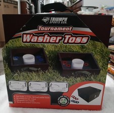 A Rare SPORTS USA Premium Washer Toss Game - Includes 2 Medium Brown Pegs New