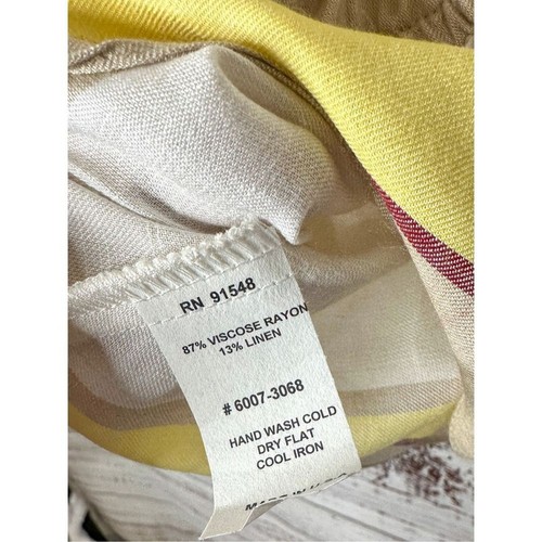 Waverly Grey Women's Striped Sleeveless Felicity Tank Top Multi-Color Sz XS NWT - Picture 12 of 12