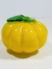 Art Glass heirloom tomato Murano Style Life Size Fruit Vtg