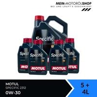 Motul Specific 2312 0W-30 PSA B71 2312 Acea C2 MotoröL 5+4 Liter = 9 Liter