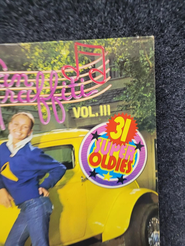 Vintage American Graffiti Vol. III 2LP Vinyl 31 Super Oldies German 1976 MCA Foto 2 de 4