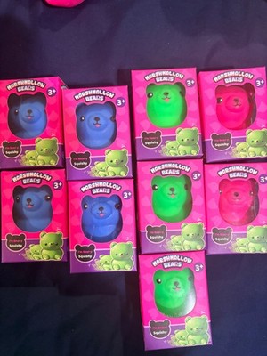 Marshmallow Bears Squishy Sensory Toy Soft Matte Squeeze NeeDoh Style Fidget