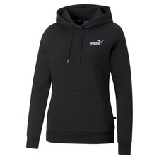 PUMA Essentials Embroidered Logo Pullover Hoodie Womens Size M Casual Outerwear