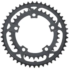 Samox 219AA Chainring Set - 46/34t, 110 BCD, Aluminum Rings, Black 219AA