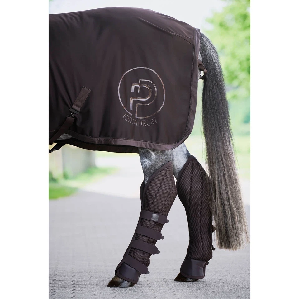 Eskadron Teak Brown S/ 125 cm Abschwitzdecke Dura Crystal Platinum 2024 - Bild 4 von 4