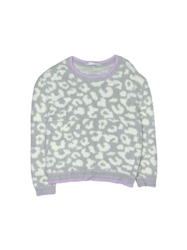 Assorted Brands Girls Silver Pullover Sweater 12