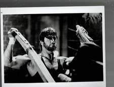 SUPER RARE!! VINTAGE ORIGINAL 8X10 SYLVESTER STALLONE MOVIE SCENE PHOTO!!