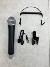 Samson CH288 Wireless Handheld Microphone Transmitter Tested 494-518MHz w/Extras