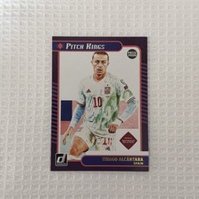 2021-22 DONRUSS ROAD TO QATAR PITCH KINGS THIAGO ALCANTARA PRESS PROOF #1 SPAIN