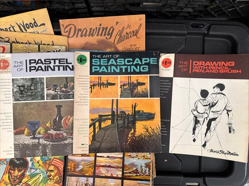 WALTER T FOSTER e Grumbacher lotto di 23 libri d'arte vintage come disegnare e dipingere - Foto 2 di 6