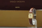Vintage 1987 [N MINT]New Batt SEIKO EXCELINE 1221-5010 Gold  Women's Watch JAPAN