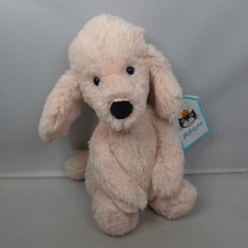 BNWT* Jellycat - Bashful Poodle - Small Plush Soft Toy 8.5" Original Pink Puppy