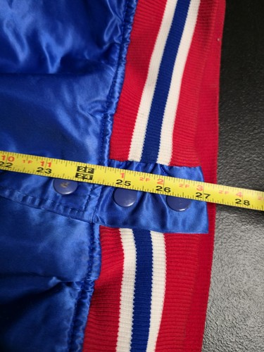 Vintage Top Of The Line XL Patriots Satin Jacke - Bild 9 von 11