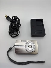 Olympus Stylus 710  7.1MP Digital Camera Silver All Weather w/battery Untested