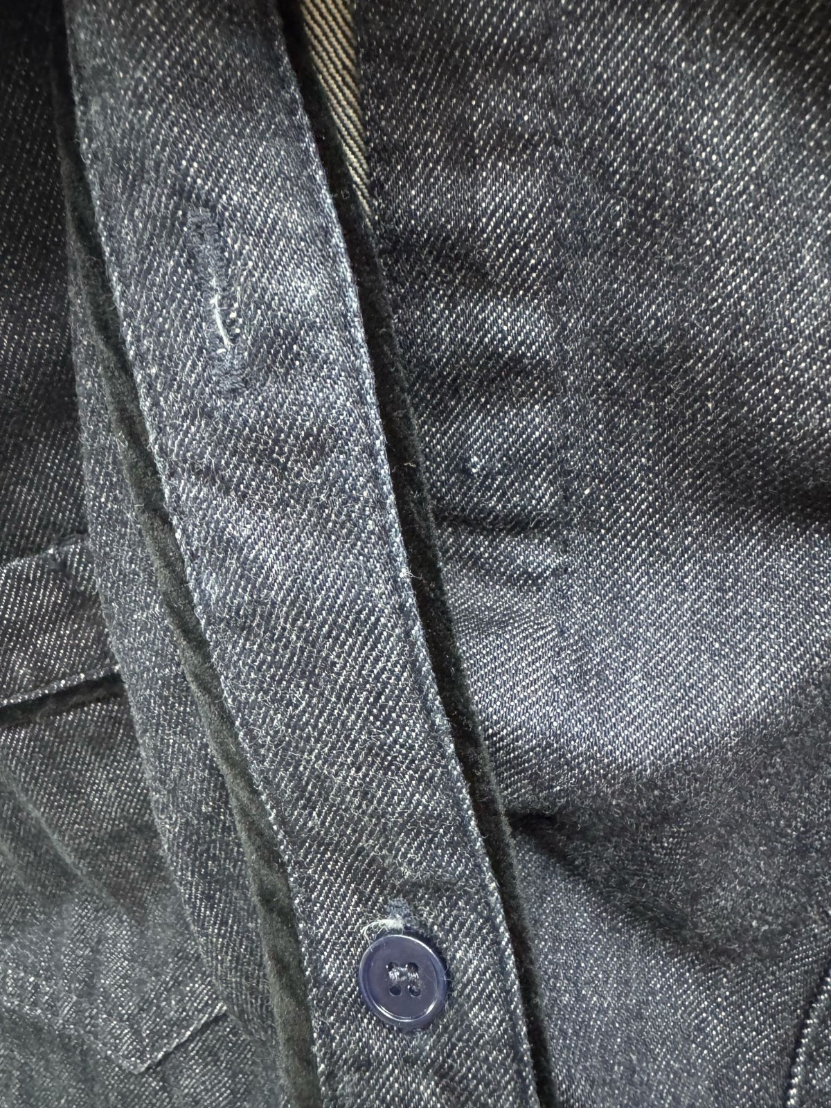 Marni  Collared Buttoned Denim Chore Jacket Dark … - image 4