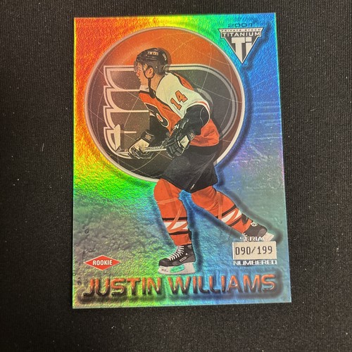 2000-01 Pacific Private Stock Titanium - Justin Williams #138 /199 (RC)