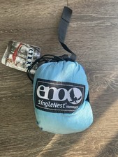 ENO Eagles Nest Outfitters Single Nest Hammock, Powder/Royal, Discontinued Color
