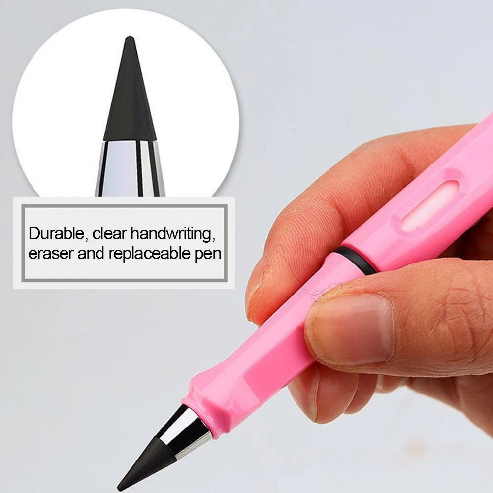 Office Everlasting Pencil Eternal Metal Pen Inkless Pen Office