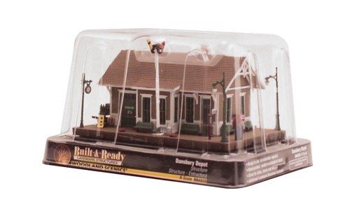 Woodland Scenics Dansbury Depot N Railroad Train Building BR4928 - Picture 4 of 7