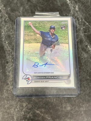 2023 Topps Chrome RC Auto Refractor AC-BF   Bowden Francis (Toronto Blue Jays)