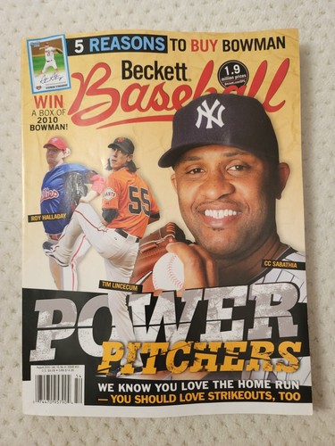 Revista de béisbol Beckett agosto 2010 doble portada Sterhen Strasburg & R Halladay - Imagen 1 de 2