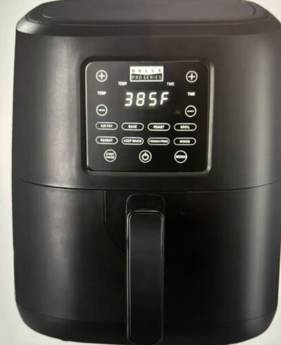Bella Pro Series - 4.2-qt. Digital Air Fryer Touch Screen- Black #90162