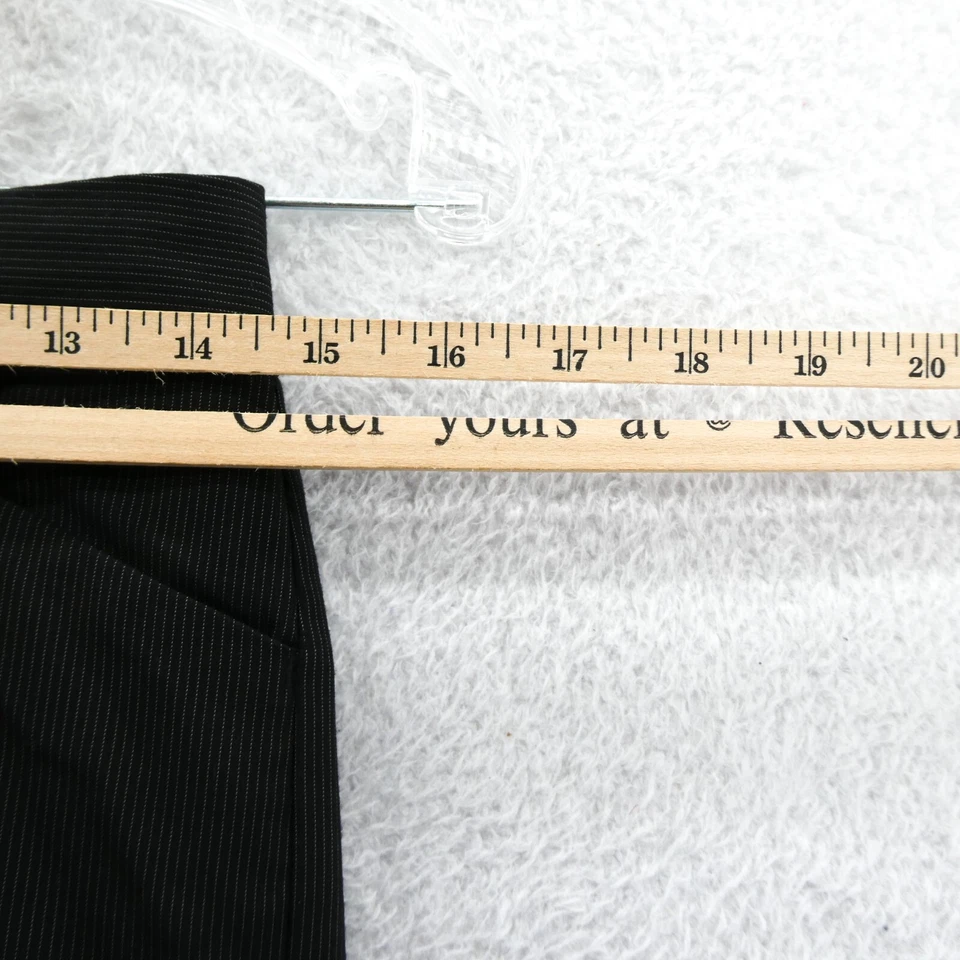 Express Editor Pants 0 Womens 28x34 Black Straight Leg Dress Pants 28 x 34 Suit - Image 4 of 4