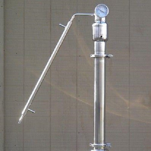 3" Stainless Steel Reflux Column For Still, Moonshine Still E-85 Ethanol