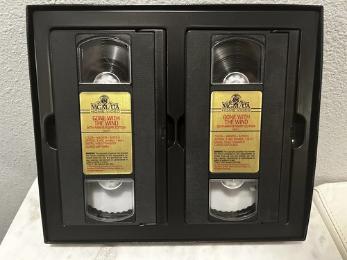 “GONE WITH THE WIND” 50th ANNIVERSARY EDITION, Box VHS Tapes With Certificate - Picture 2 of 5