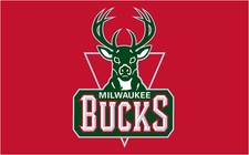 MILWAUKEE BUCKS NBA 3' X 5' POLY FLAG