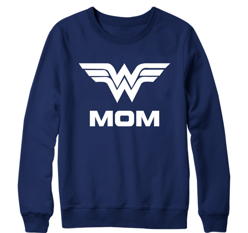 Happy Muttertag Sweatshirt Wonder Women Love Kinder Sohn Tochter Mama Gesegneter - Picture 13 of 16